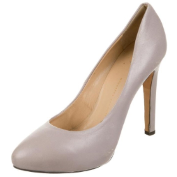 Giuseppe Zanotti Shoes - Giuseppe Zanotti Grey Leather 4.5" Heels Size 38